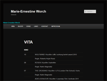 Tablet Screenshot of marie-ernestine-worch.de